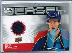 2010-11 Upper Deck David Booth UD Game Jersey GJ-BO